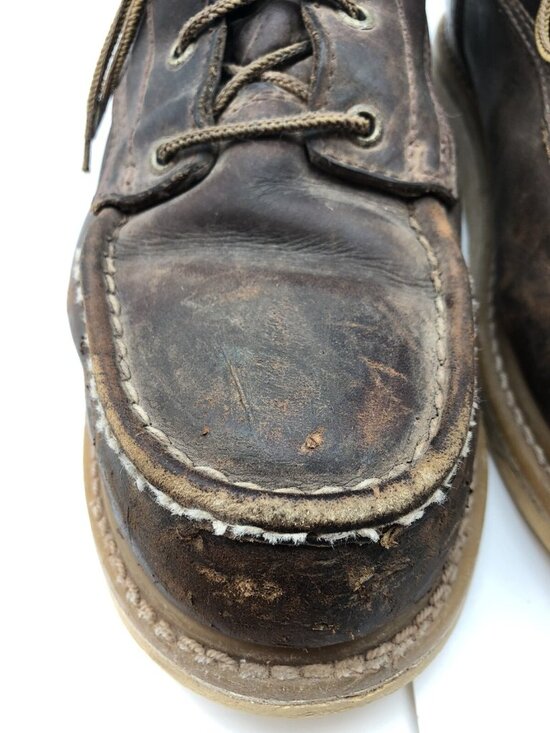 Vintage Red Wing Irish Setter work Boots Size 10 distressed leather main image 9